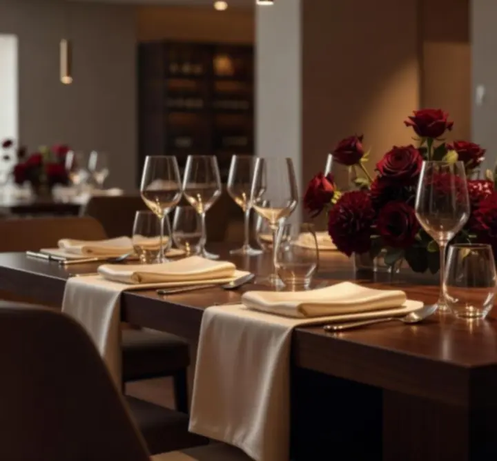 Kifinomult privát étkezőterem a Royal Venue Hub VIP részlegén